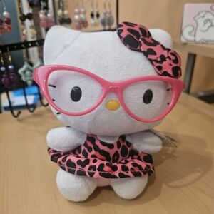 Hello Kitty White and Pink Stuffed Animal Plush